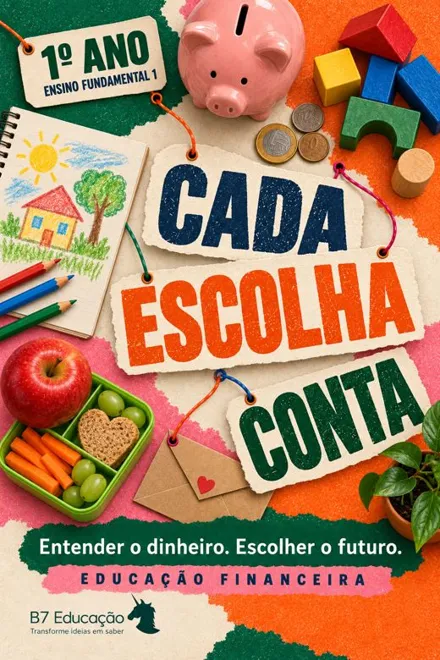Capa do livro Cada Escolha Conta · 1º ano