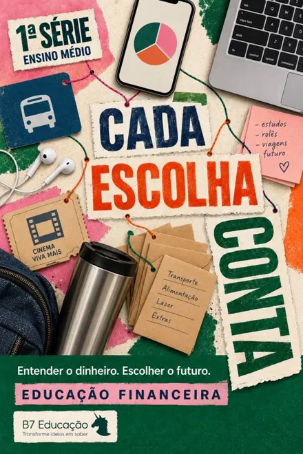 Capa do livro Cada Escolha Conta · 1ª série