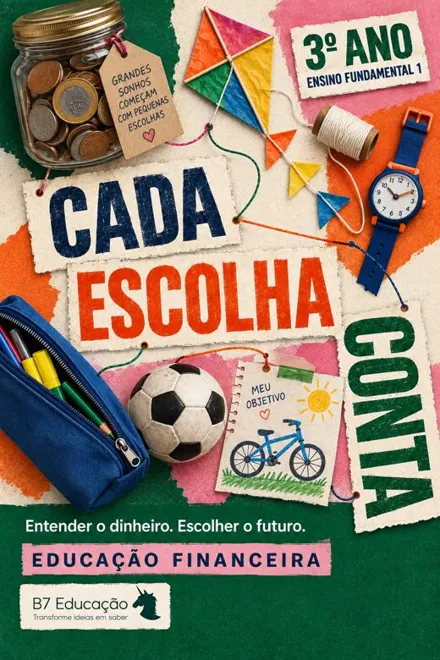 Capa do livro Cada Escolha Conta · 3º ano