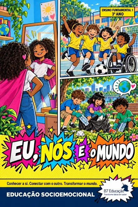 Capa do livro Eu, Nós e o Mundo · 3º ano