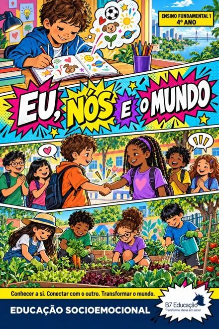 Capa do livro Eu, Nós e o Mundo · 4º ano