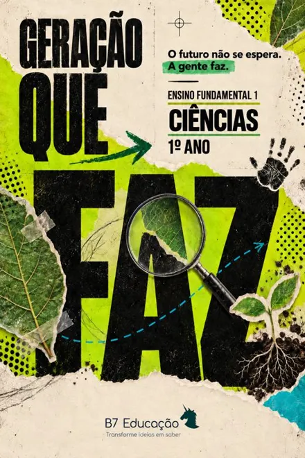 Capa do livro Geração que Faz · Ciências · 1º ano