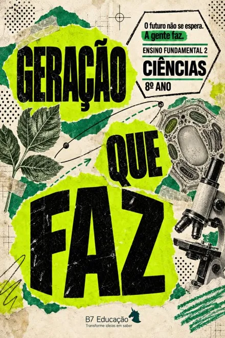 Capa do livro Geração que Faz · Ciências · 8º ano