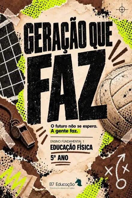 Capa do livro Geração que Faz · Educação Física · 5º ano