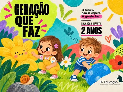 Capa do livro Geração que Faz · Educação Infantil 2 anos · Módulo 2