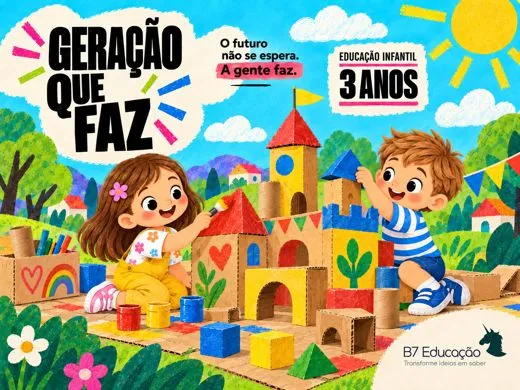 Capa do livro Geração que Faz · Educação Infantil 3 anos · Módulo 2