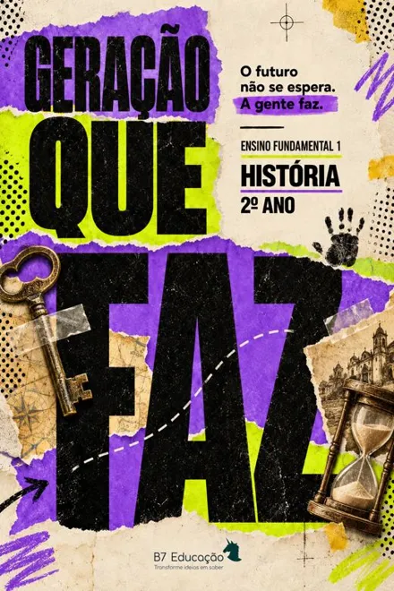 Capa do livro Geração que Faz · História · 2º ano