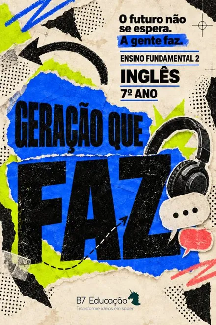 Capa do livro Geração que Faz · Língua Inglesa · 7º ano