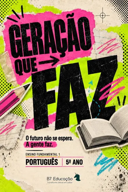 Capa do livro Geração que Faz · Língua Portuguesa · 5º ano