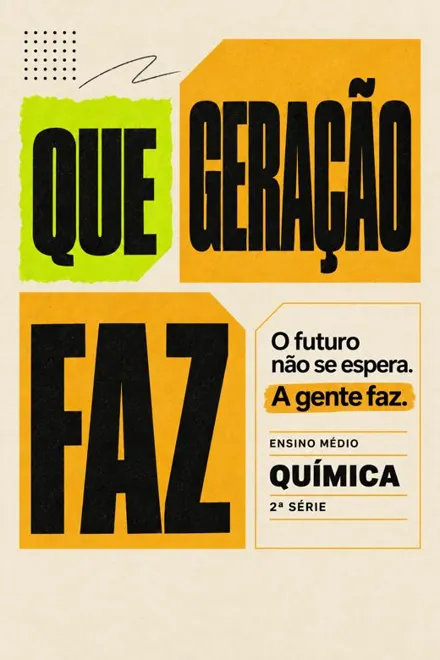 Capa do livro Geração que Faz · Química · 2ª série