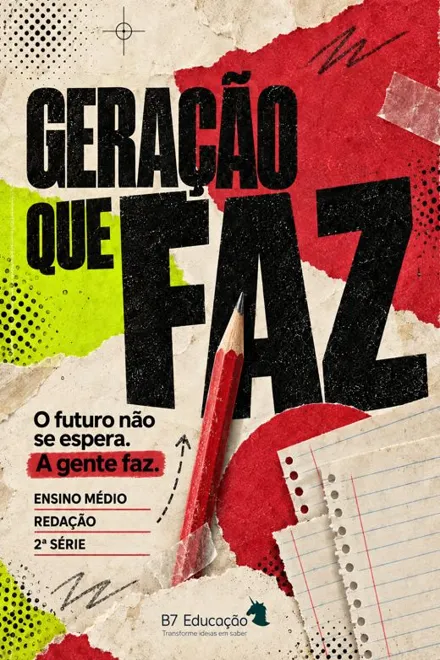 Capa do livro Geração que Faz · Redação · 2ª série