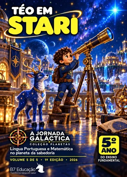 Capa do livro A Jornada Galáctica · Téo em Stari