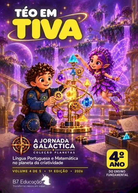 Capa do livro A Jornada Galáctica · Téo em Tiva